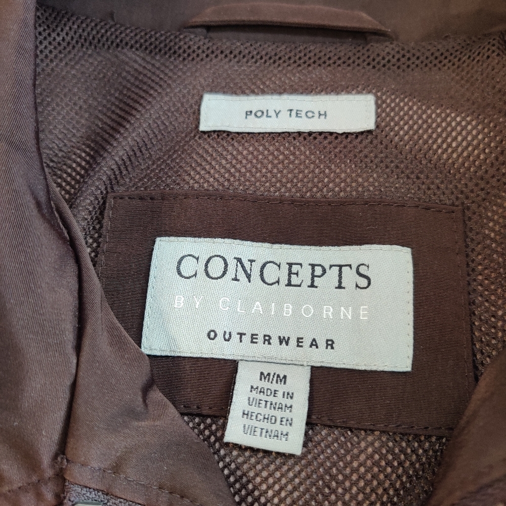 Concepts By Claiborne Outdoorwear Poly Tech M - Picture 4 of 10